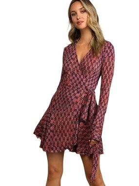 **NWT** Free People Rhetta Wrap Dress